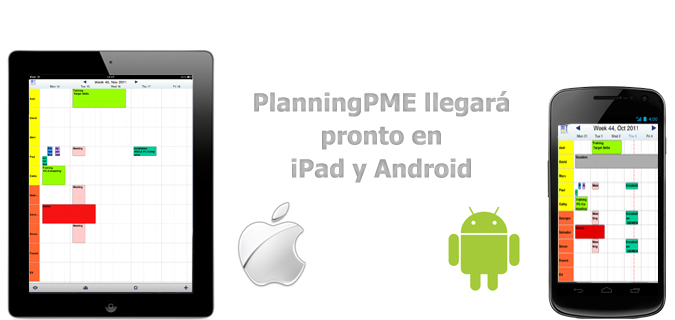 PlanningPME M�vil pronto llegar� en iPad y Android.