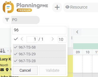 Bsqueda en filtros de campos personalizados de tipo eleccin