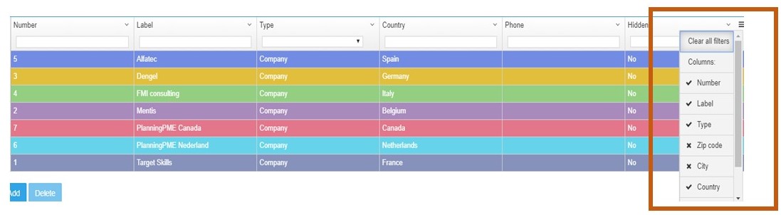 Visualizacin de columnas personalizadas