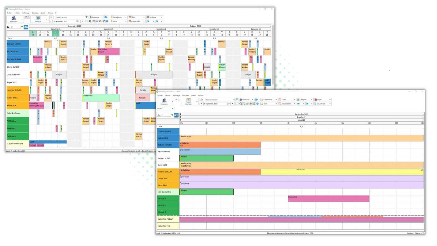 Software de planificacin de empleados y equipos